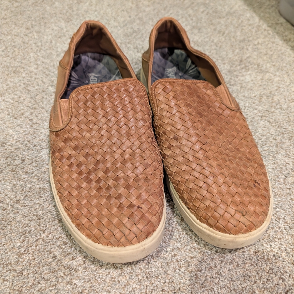 OluKai Tan Woven Men's Loafers
